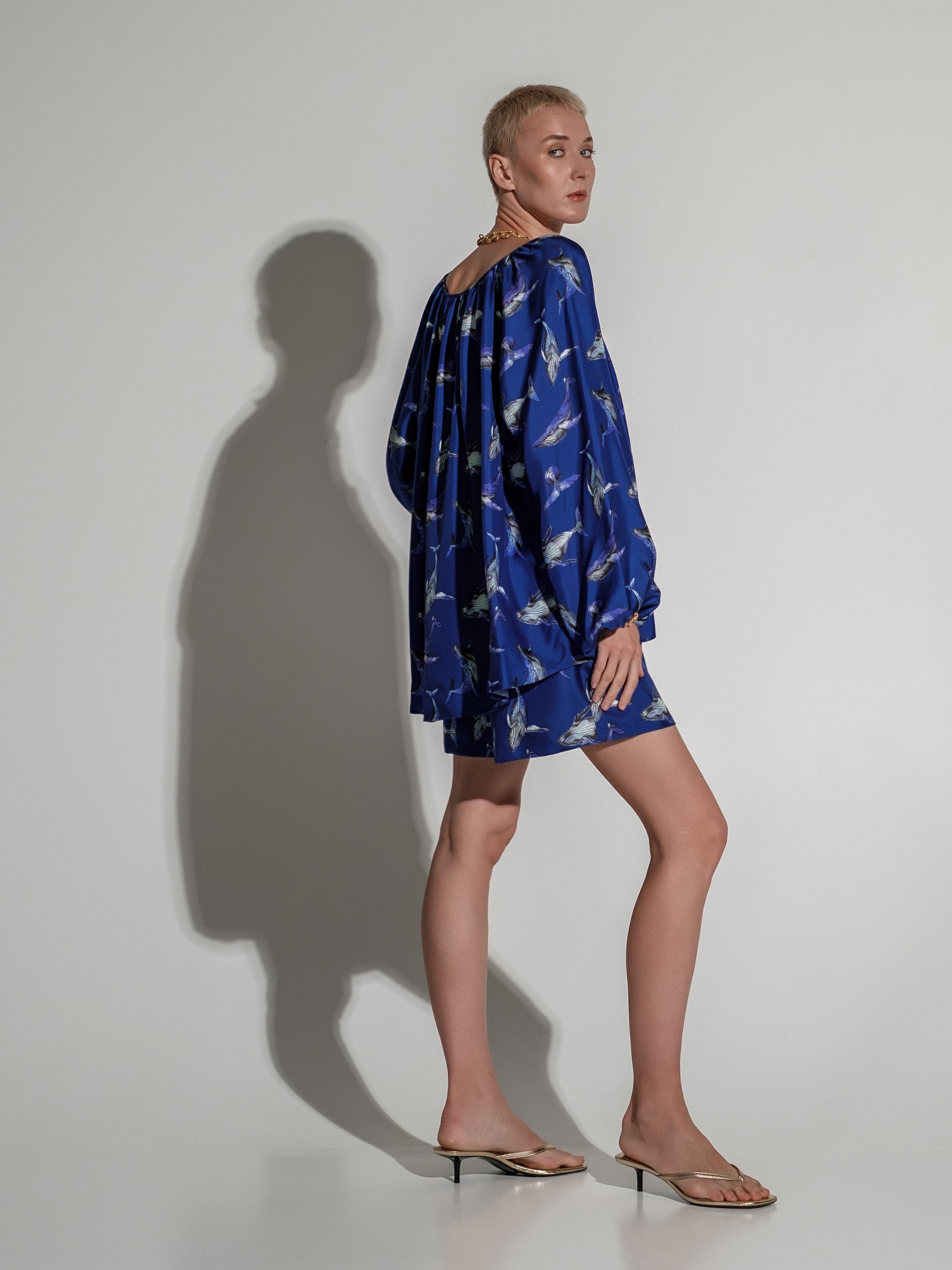 Whale silk shorts