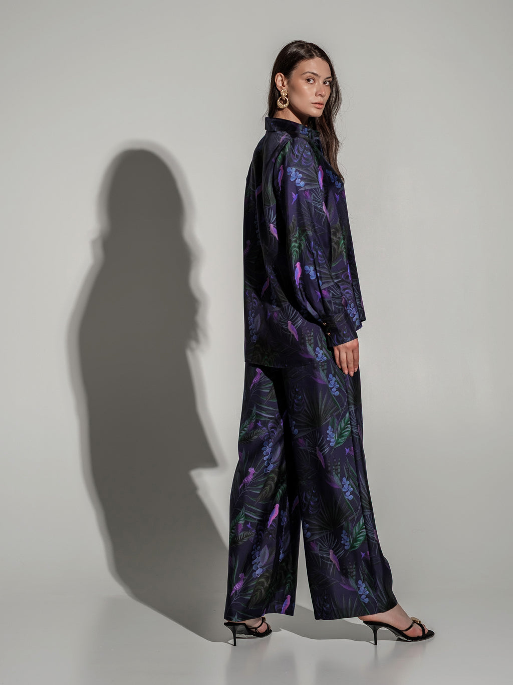 Tropical violet trousers