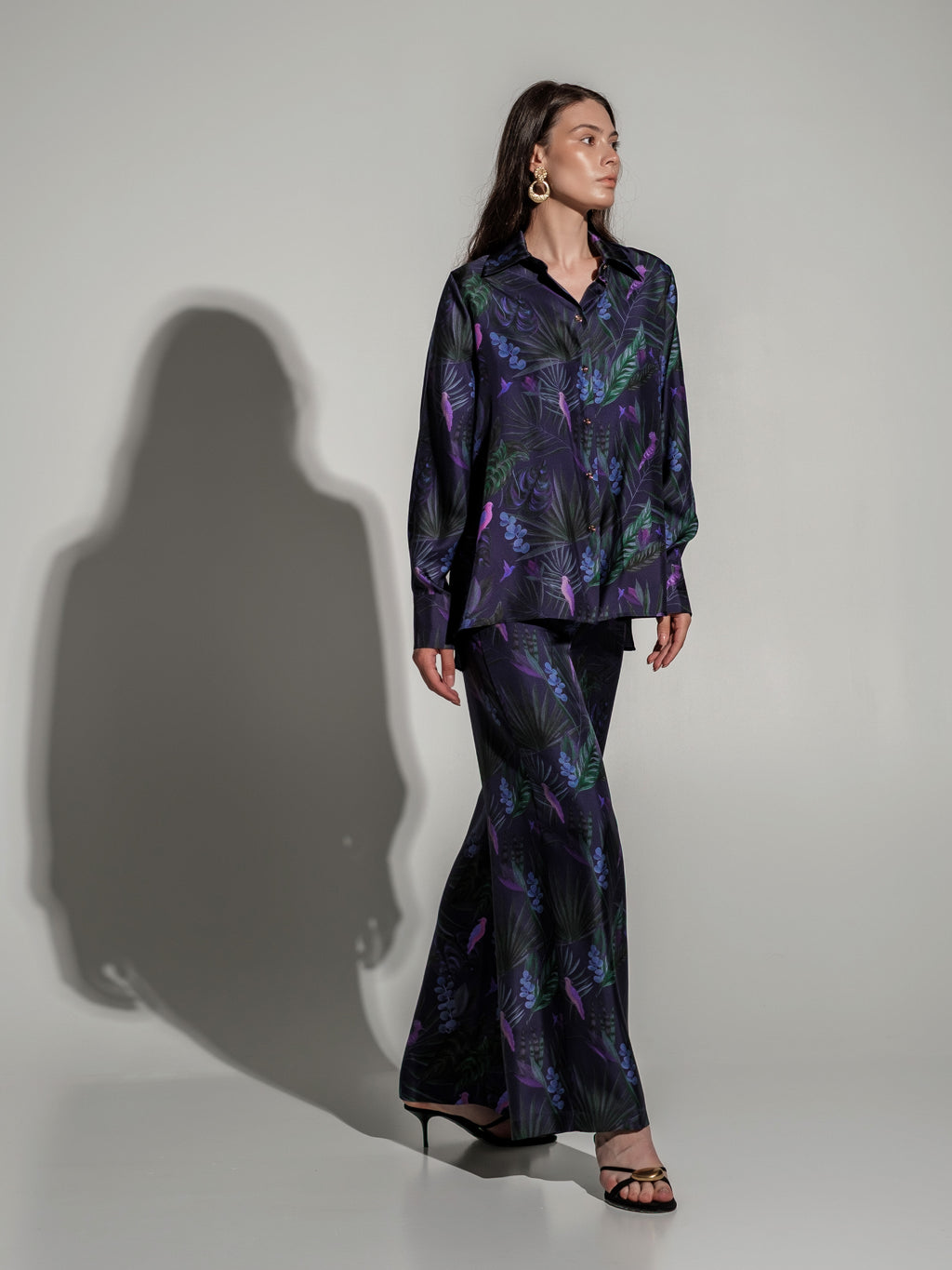 Tropical violet shirt