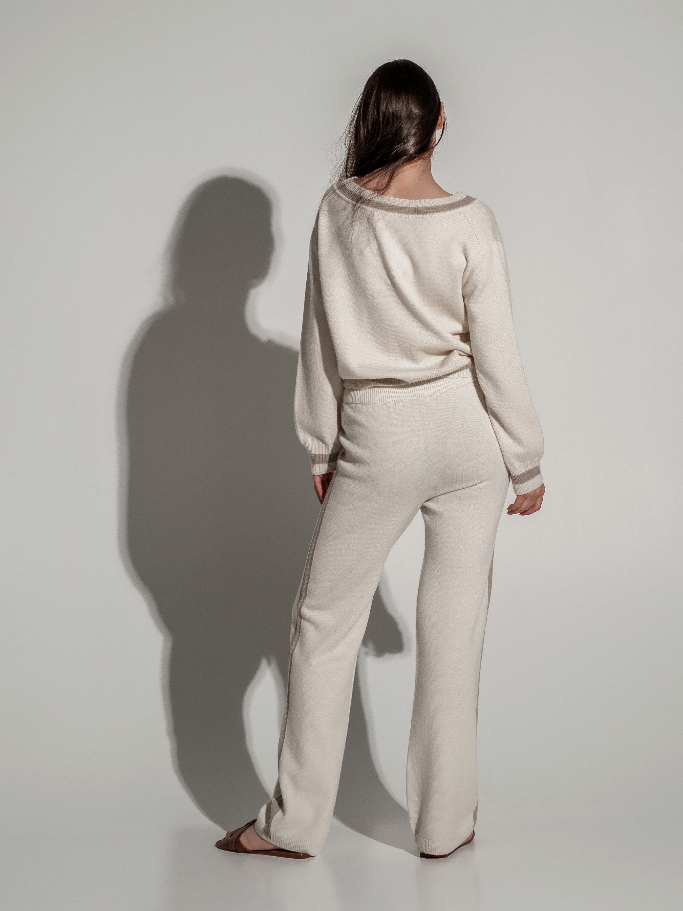 Pearl seamless cashmere  sweater