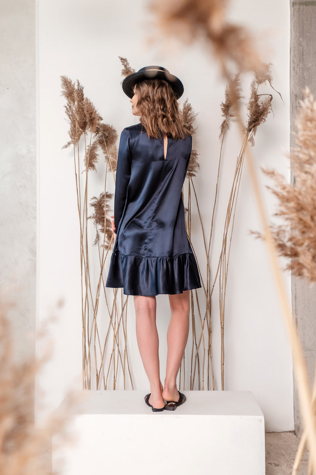 JACQUELINE silk dress